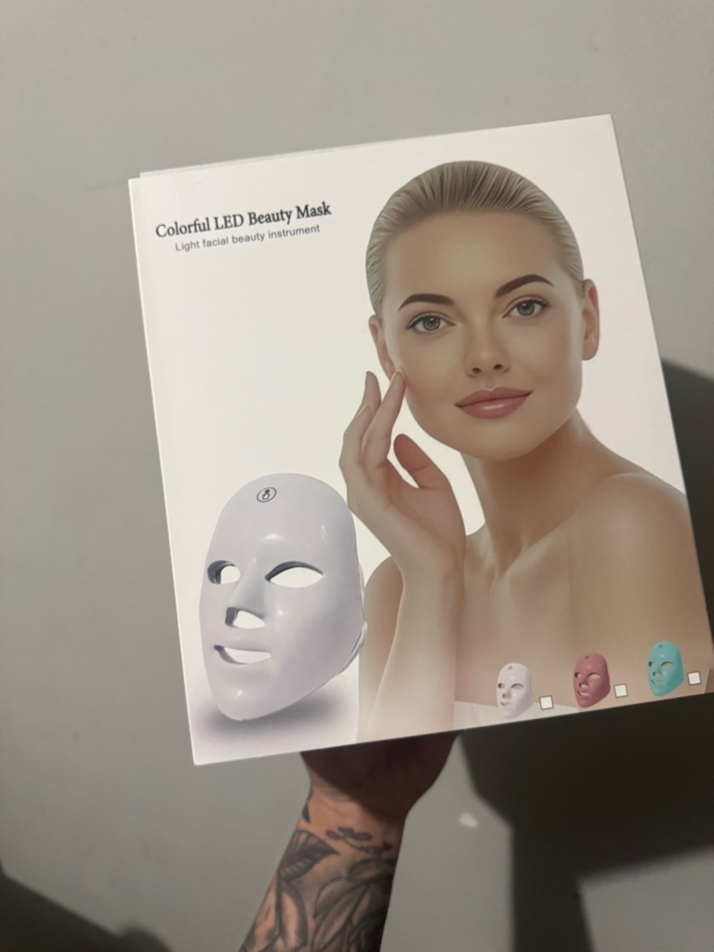 LED Beauty Face Mask - White Color